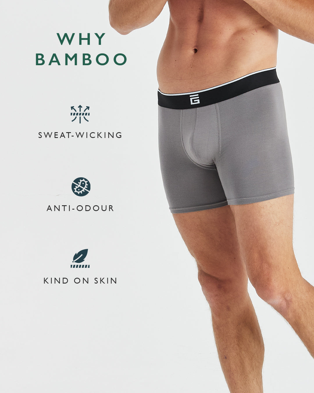 The Bamboo Boxer (3 Pack)