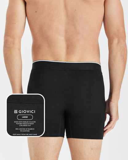 Super Soft Bamboo Boxers with Fly (3 Pack)