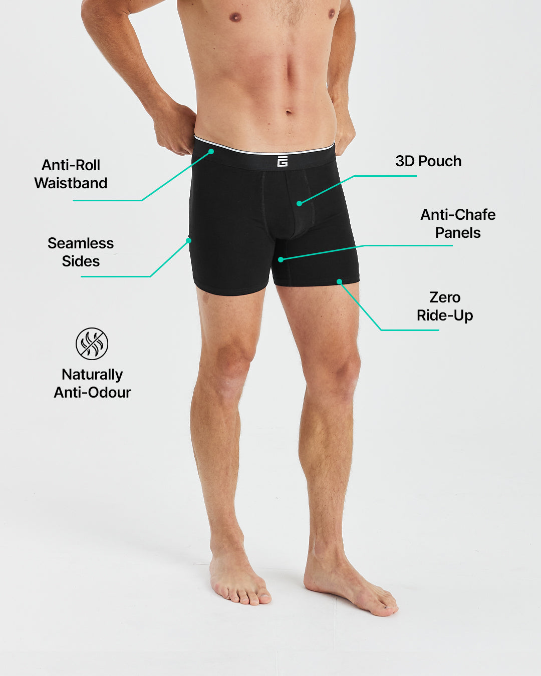 Super Soft Micro-Bamboo Viscose™ Boxer Briefs (1 Pack)