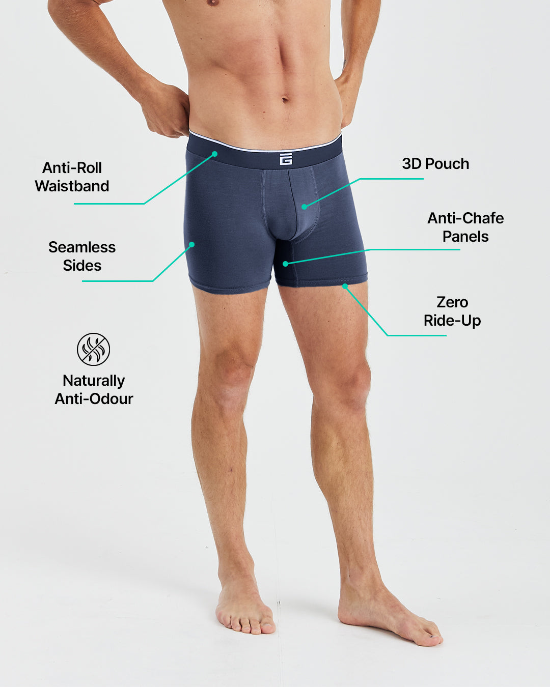 Super Soft Bamboo Boxers (3 Pack)