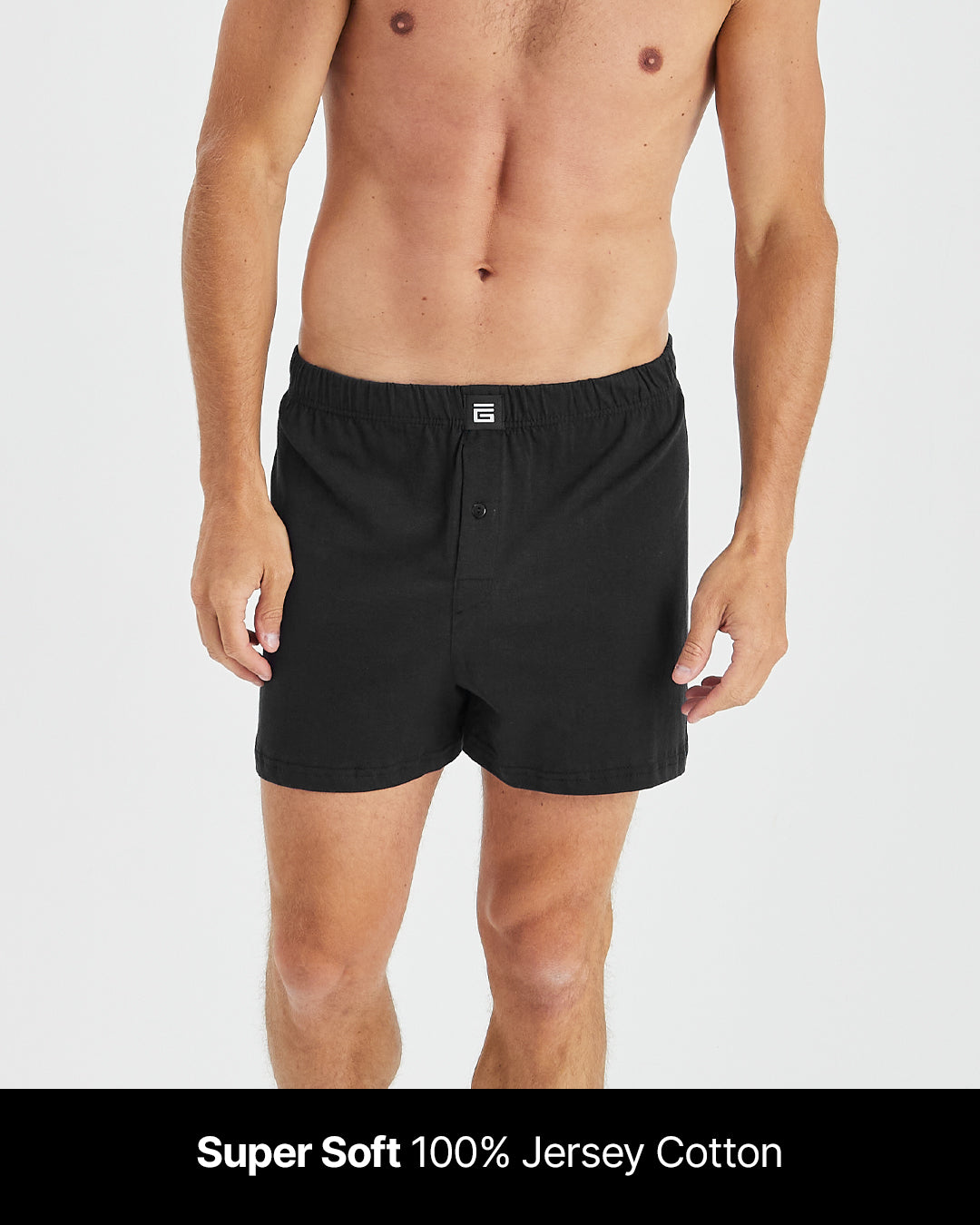 Loose Fit Cotton Boxers (3 Pack)