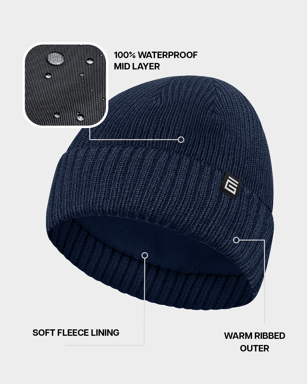 Waterproof Beanie Hat